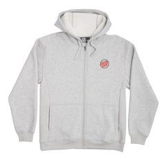 Santa Cruz 'Wavy Dot' Zip-Up Hoodie - Heather Grey-1