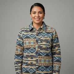 Blue and Cream Grand Canyon Jacket (Unisex)-5