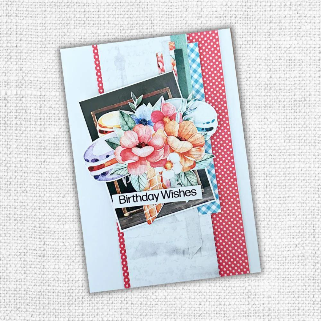 Coffee In Paris Papercuts Cardmaking Kit 32523-6