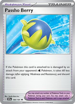 Passho Berry 184 - SV08 Surging Sparks Reverse Holofoil-1