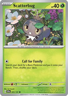 Scatterbug 5 - SV08 Surging Sparks Reverse Holofoil-1
