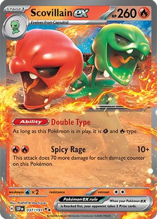 Scovillain ex - 037/191 37 - SV08 Surging Sparks Holofoil-1