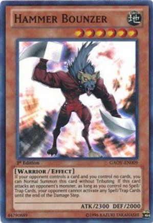 Hammer Bounzer (GAOV-EN009) - Galactic Overlord 1st Edition-1