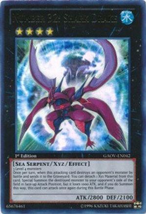 Number 32: Shark Drake (GAOV-EN042) - Galactic Overlord 1st Edition-1
