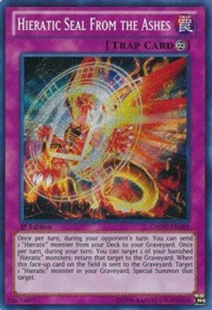 Hieratic Seal From the Ashes (GAOV-EN088) - Galactic Overlord 1st Edition-1