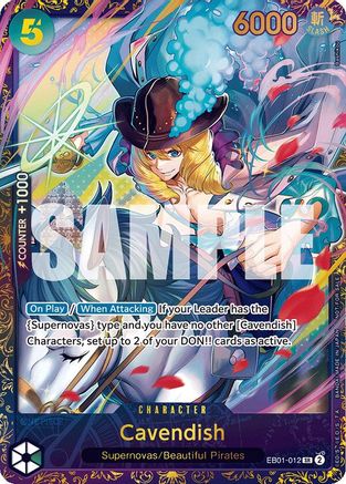 Cavendish (Treasure Cup 2024) (EB01-012) - One Piece Promotion Cards Foil-1