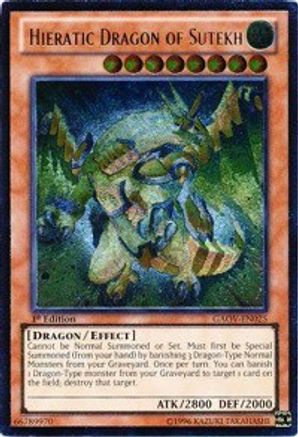 Hieratic Dragon of Sutekh (UTR) (GAOV-EN025) - Galactic Overlord Unlimited