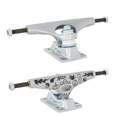 Krux 'K5 Doodle' Trucks - Silver-1