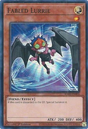 Fabled Lurrie (RA03-EN003) - Quarter Century Bonanza 1st Edition-1