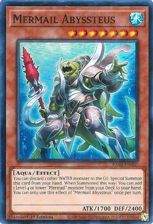 Mermail Abyssteus (RA03-EN007) - Quarter Century Bonanza 1st Edition-1