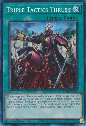 Triple Tactics Thrust (PCR) (RA03-EN072) - Quarter Century Bonanza 1st Edition-1