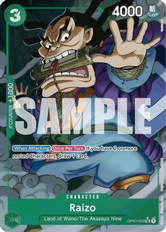 Raizo (Full Art) (OP01-052) - Premium Booster -The Best- Foil-1