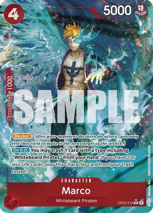 Marco (Full Art) (OP02-018) - Premium Booster -The Best- Foil-1