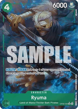 Ryuma (Full Art) (OP06-036) - Premium Booster -The Best- Foil-1