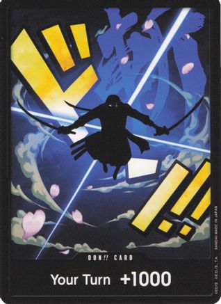 DON!! Card (Zoro) - Premium Booster -The Best--1