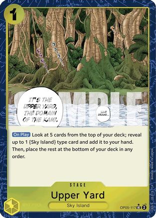 Upper Yard (Textured Foil) (OP05-117) - Premium Booster -The Best- Foil-1