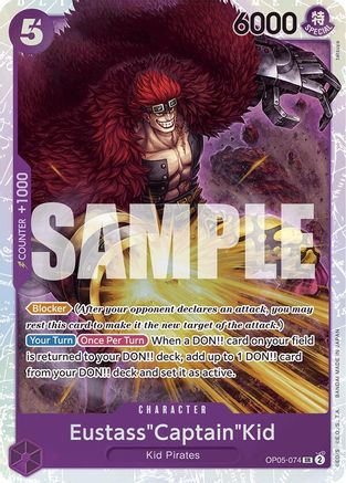 Eustass"Captain"Kid (Reprint) (OP05-074) - Premium Booster -The Best- Foil-1
