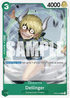 Dellinger (Reprint) (OP04-029) - Premium Booster -The Best--1