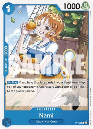Nami (P-053) (Reprint) (P-053) - Premium Booster -The Best--1
