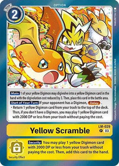 Yellow Scramble (LM-029) - Special Limited Set Foil-1