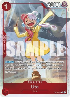 Uta (Parallel) (OP09-002) - Emperors in the New World Foil-1