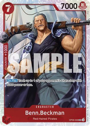 Benn.Beckman (OP09-009) - Emperors in the New World Foil-1
