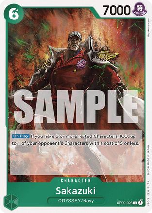 Sakazuki (OP09-026) - Emperors in the New World Foil-1