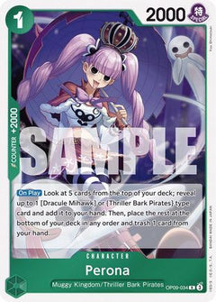 Perona (OP09-034) - Emperors in the New World Foil-1