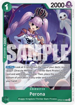 Perona (OP09-034) - Emperors in the New World Foil-1