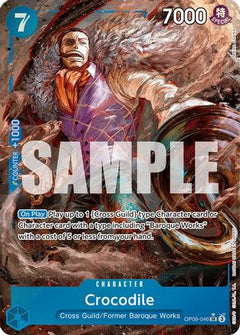 Crocodile (046) (Parallel) (OP09-046) - Emperors in the New World Foil-1
