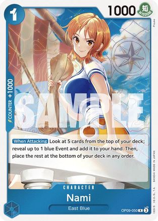 Nami (050) (OP09-050) - Emperors in the New World Foil-1
