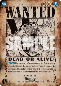Buggy (051) (Wanted Poster) (OP09-051) - Emperors in the New World Foil-1