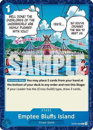 Emptee Bluffs Island (OP09-060) - Emperors in the New World-1