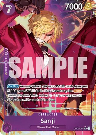 Sanji (065) (Parallel) (OP09-065) - Emperors in the New World Foil-1
