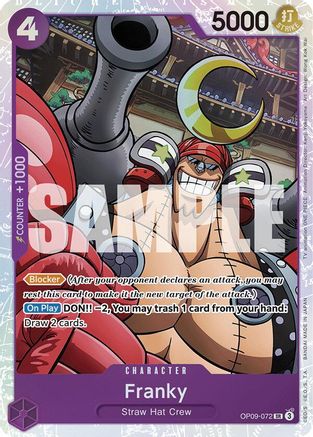 Franky (OP09-072) - Emperors in the New World Foil-1
