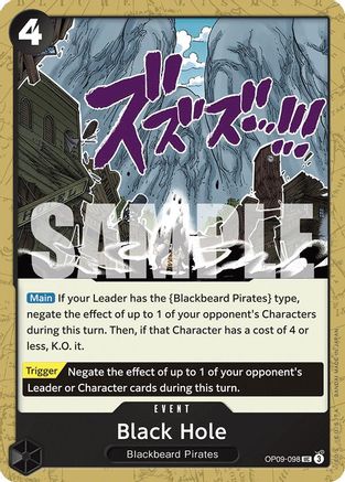 Black Hole (OP09-098) - Emperors in the New World-1