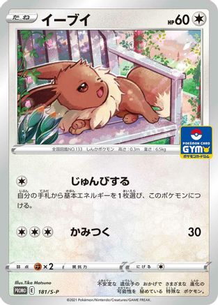 [JP] Eevee - 181/S-P (181/S-P) - SP Sword  Shield Promos-1