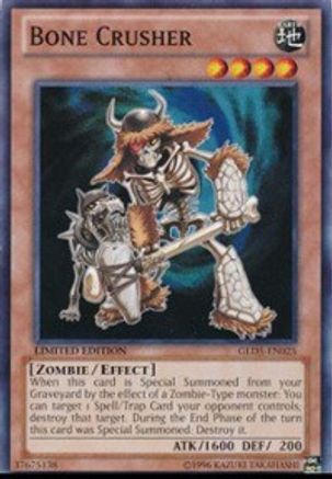 Bone Crusher (GLD5-EN025) - Gold Series: Haunted Mine Limited-1