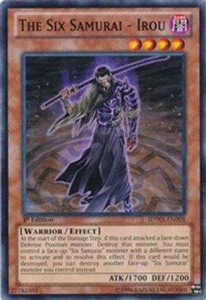 The Six Samurai - Irou (SDWA-EN008) - Structure Deck: Samurai Warlords 1st Edition-1