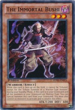 The Immortal Bushi (SDWA-EN014) - Structure Deck: Samurai Warlords 1st Edition-1