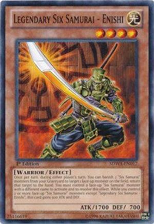 Legendary Six Samurai - Enishi (SDWA-EN017) - Structure Deck: Samurai Warlords 1st Edition-1