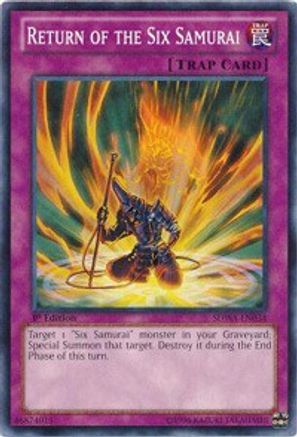 Return of the Six Samurai (SDWA-EN034) - Structure Deck: Samurai Warlords 1st Edition-1