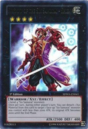 Shadow of the Six Samurai - Shien (SDWA-EN041) - Structure Deck: Samurai Warlords 1st Edition-1