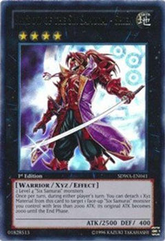 Shadow of the Six Samurai - Shien (SDWA-EN041) - Structure Deck: Samurai Warlords 1st Edition-1