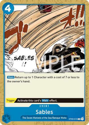 Sables (ST03-015) - Revision Pack Cards-1