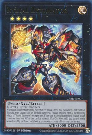 Ryzeal Detonator (CRBR-EN007) - Crossover Breakers 1st Edition-1