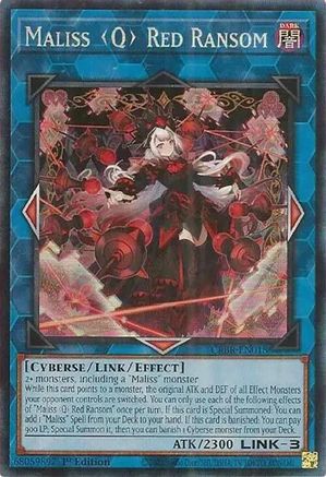 Maliss Q Red Ransom (CR) (CRBR-EN018) - Crossover Breakers 1st Edition-1