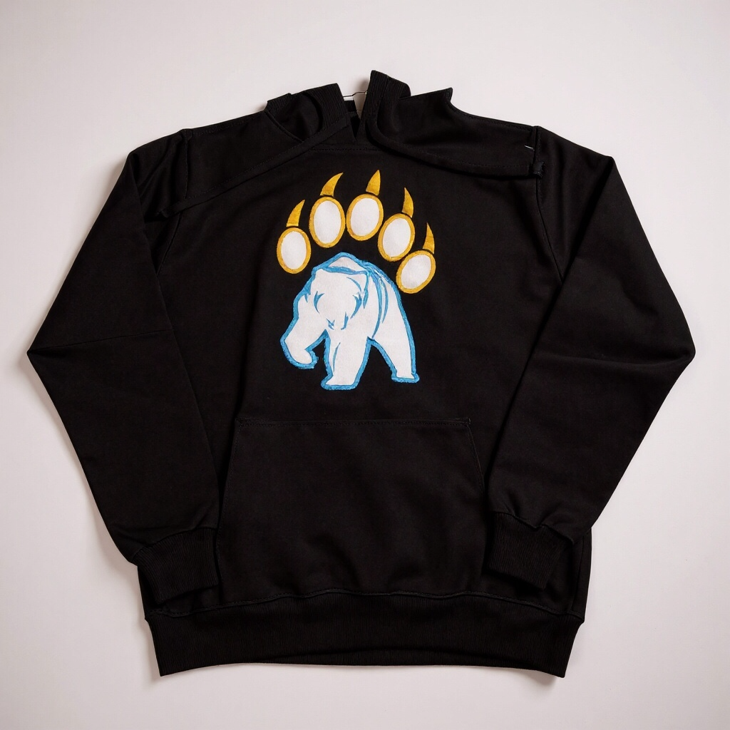 Embroidered Hoodies (Bear)-2