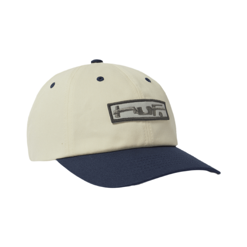 HUF 'Stretch Logo' 6-Panel Cap - Bleach-1