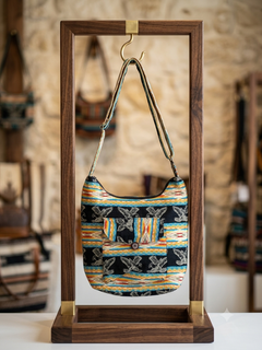 Navy Blue Eagle Crossbody Bag-1